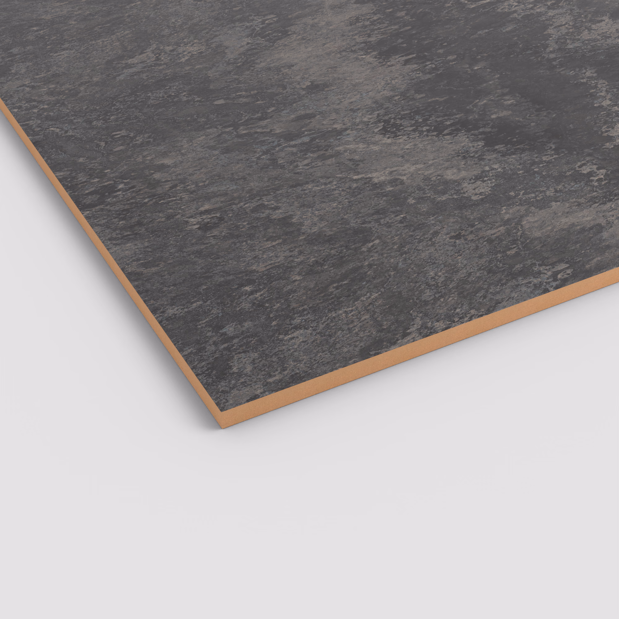 egger-19-mm-egger-perfectsense-matt-lackplatten-mdf-f128-pa-19x2070x2800mm-kratzfest-fantasy-fleckenunempfindlich-resistent-gegen-mikrokratzer-matte-oberflaeche-antibakterielle-01 19mm Egger PerfectSense Matt Lackplatte F128 PA mit dunkler, matter Struktur-Oberfläche und sichtbarem MDF-Kern. Kratzfest und robust.
