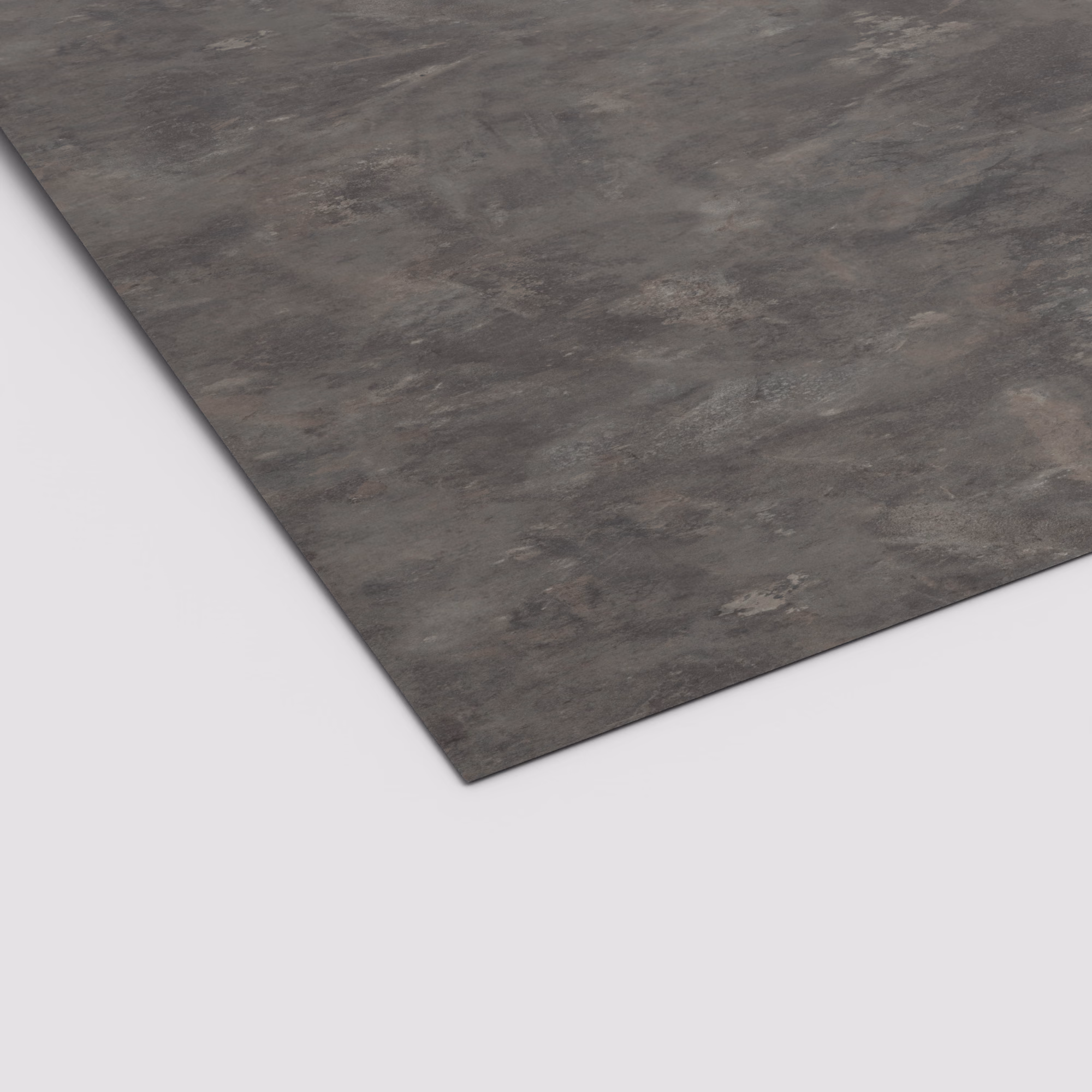 Dunkelgraue Egger HPL Schichtstoffplatte F121 ST87 mit ausgeprägter Steinstruktur. Die 0,8 mm starke Platte ist abriebfest und lichtecht.