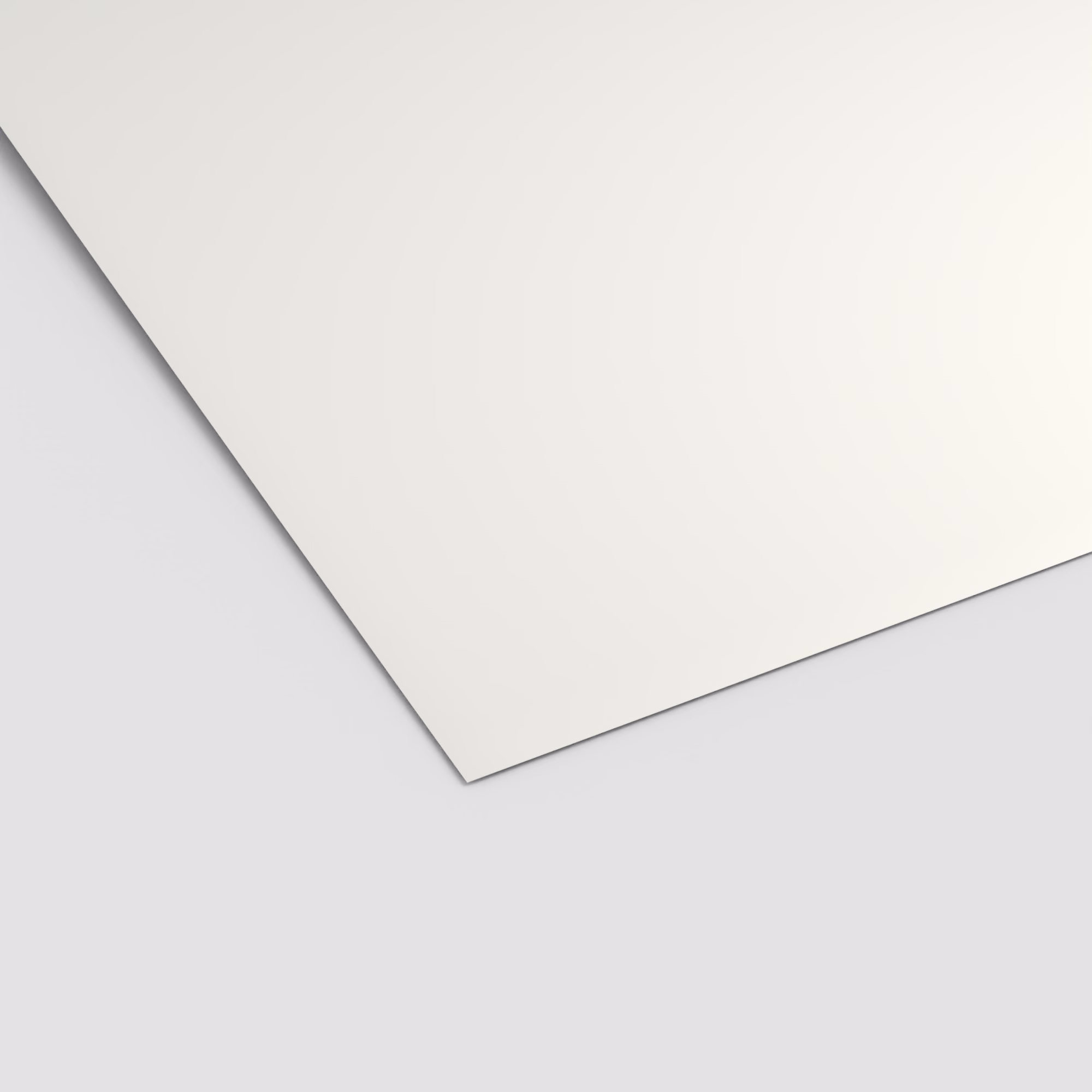 Weiße EGGER Schichtstoffplatte W1001 mit hochglänzender PerfectSense Gloss Oberfläche. Das 0,8 mm HPL-Laminat hat einen farbigen Kern und ist abriebfest.