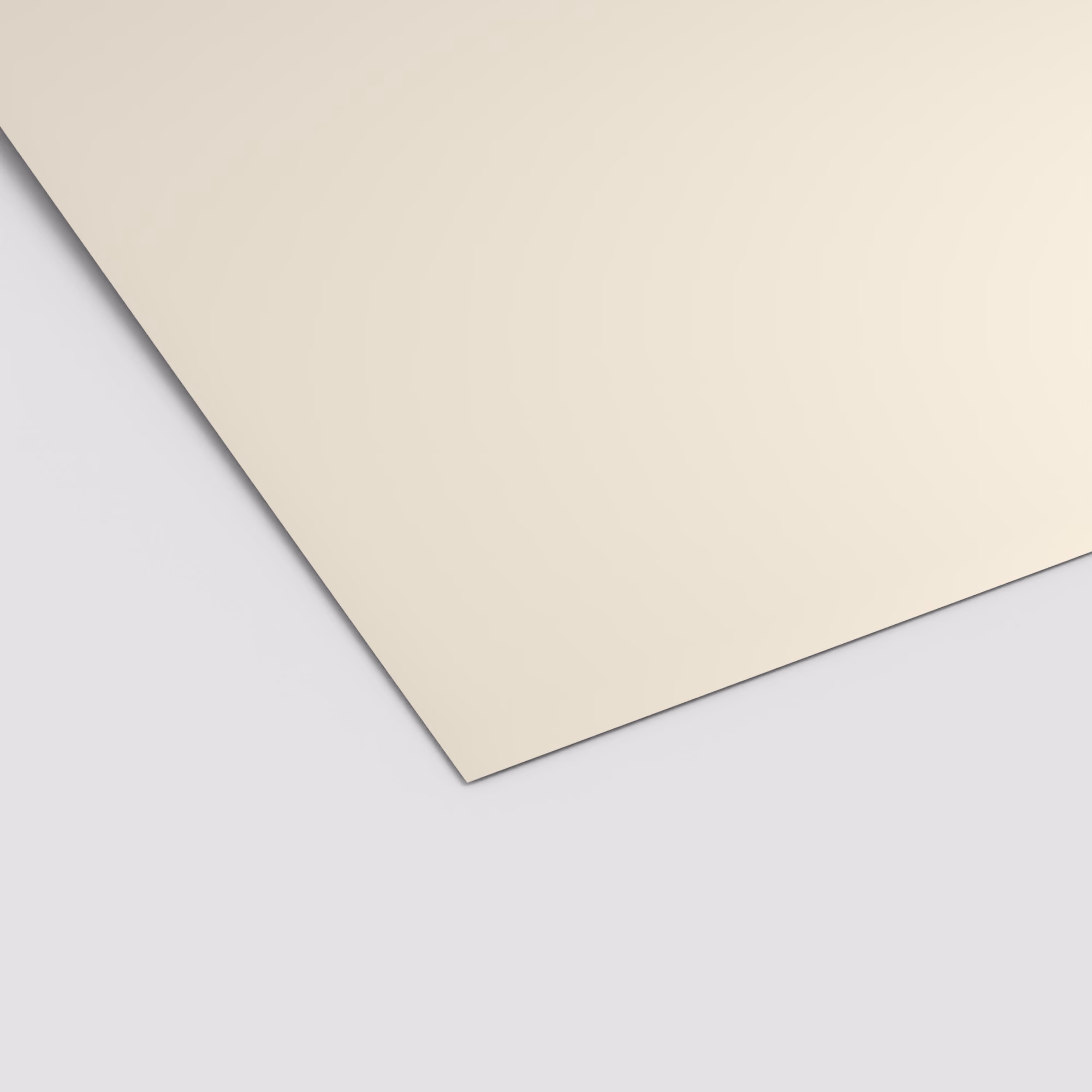 Glatte EGGER Schichtstoffplatte U216 ST9 in Creme-Beige. Robustes 0,8mm HPL, abriebfest und lichtecht. Großformat 3050x1310mm für den Möbelbau.