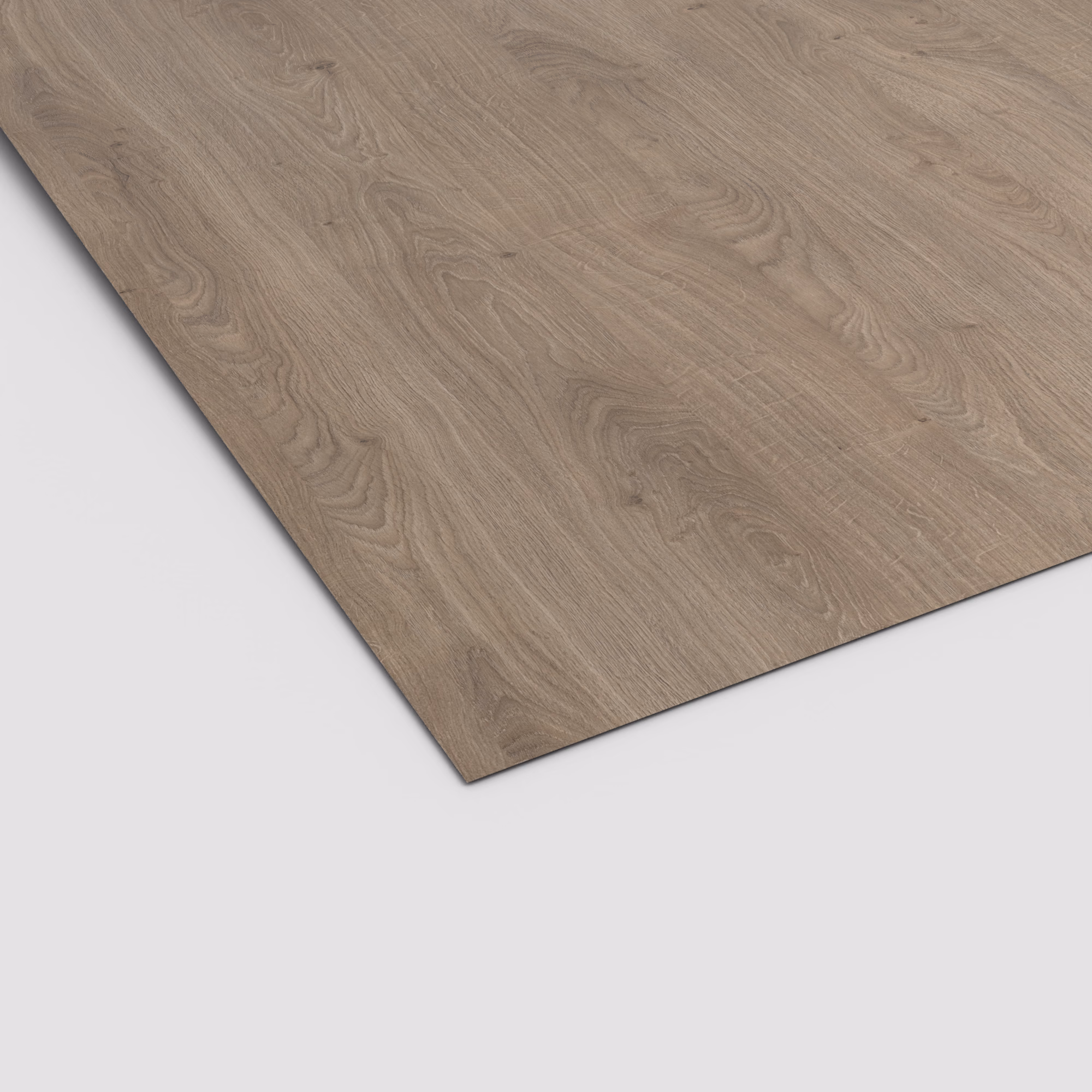 EGGER Schichtstoff H1399 ST10: HPL-Platte in graubrauner Eiche-Nachbildung mit matter, authentischer Maserung. 0,8 x 1310 x 3050 mm, abriebfest.