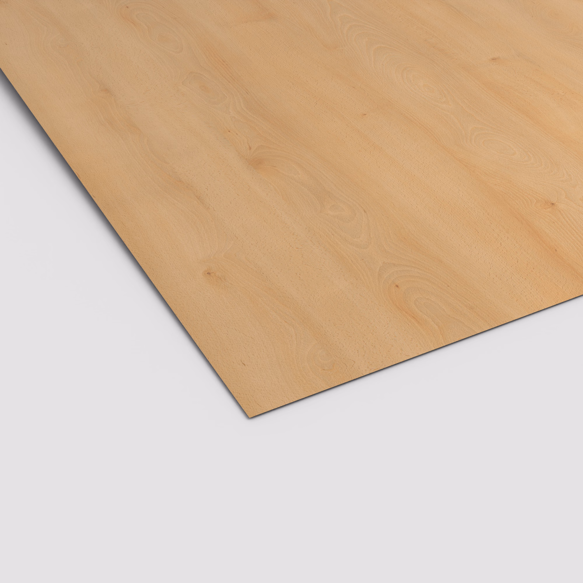 Egger Schichtstoff H1910 ST9 in heller, natürlicher Holzoptik mit feiner Maserung. Die 0,8 mm dünne, abriebfeste HPL Platte hat das Format 3050 x 1310 mm.
