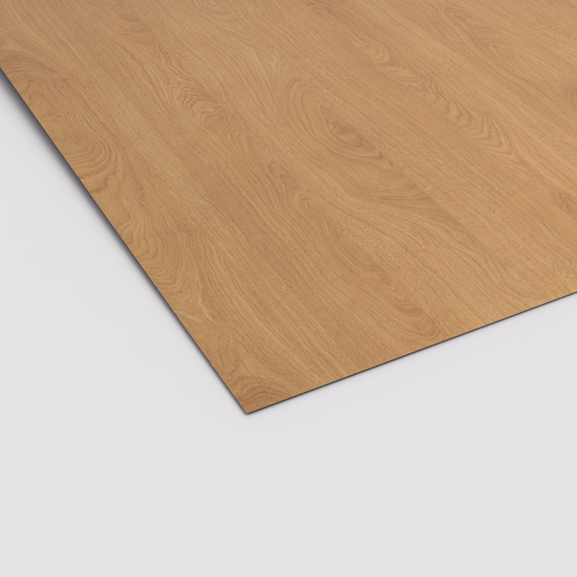 Hellbraune Egger Schichtstoffplatte H3395 ST12 mit natürlicher Eichenmaserung. Die 0,8 mm dünne HPL Platte im Format 3050x1310 mm ist abriebfest und lichtecht.