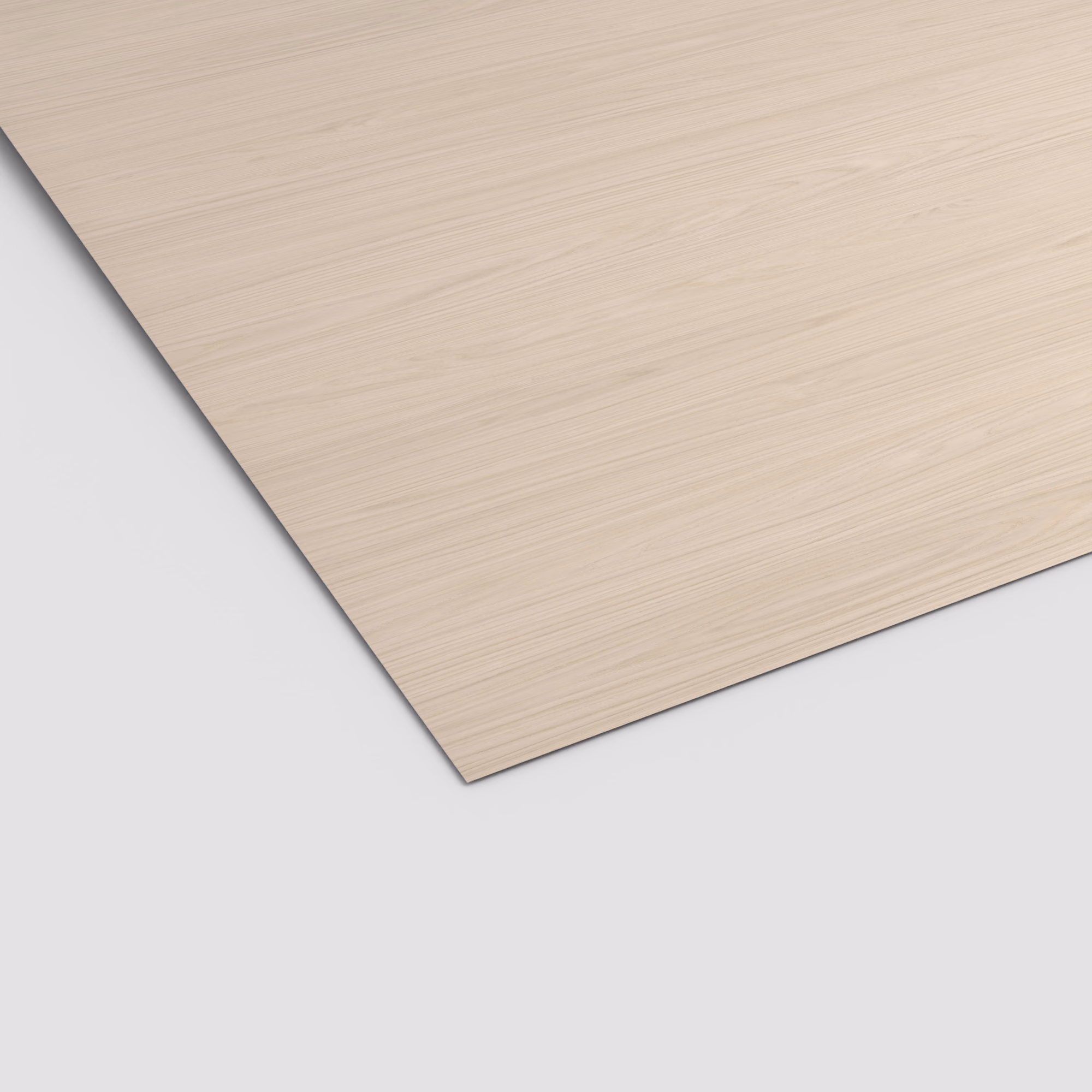 Helle EGGER Schichtstoffplatte H384 ST71 mit feiner Holzmaserung. Diese 0,8 mm dünne, abriebfeste HPL-Platte im Format 3050 x 1310 mm hat eine antimikrobielle Oberfläche.