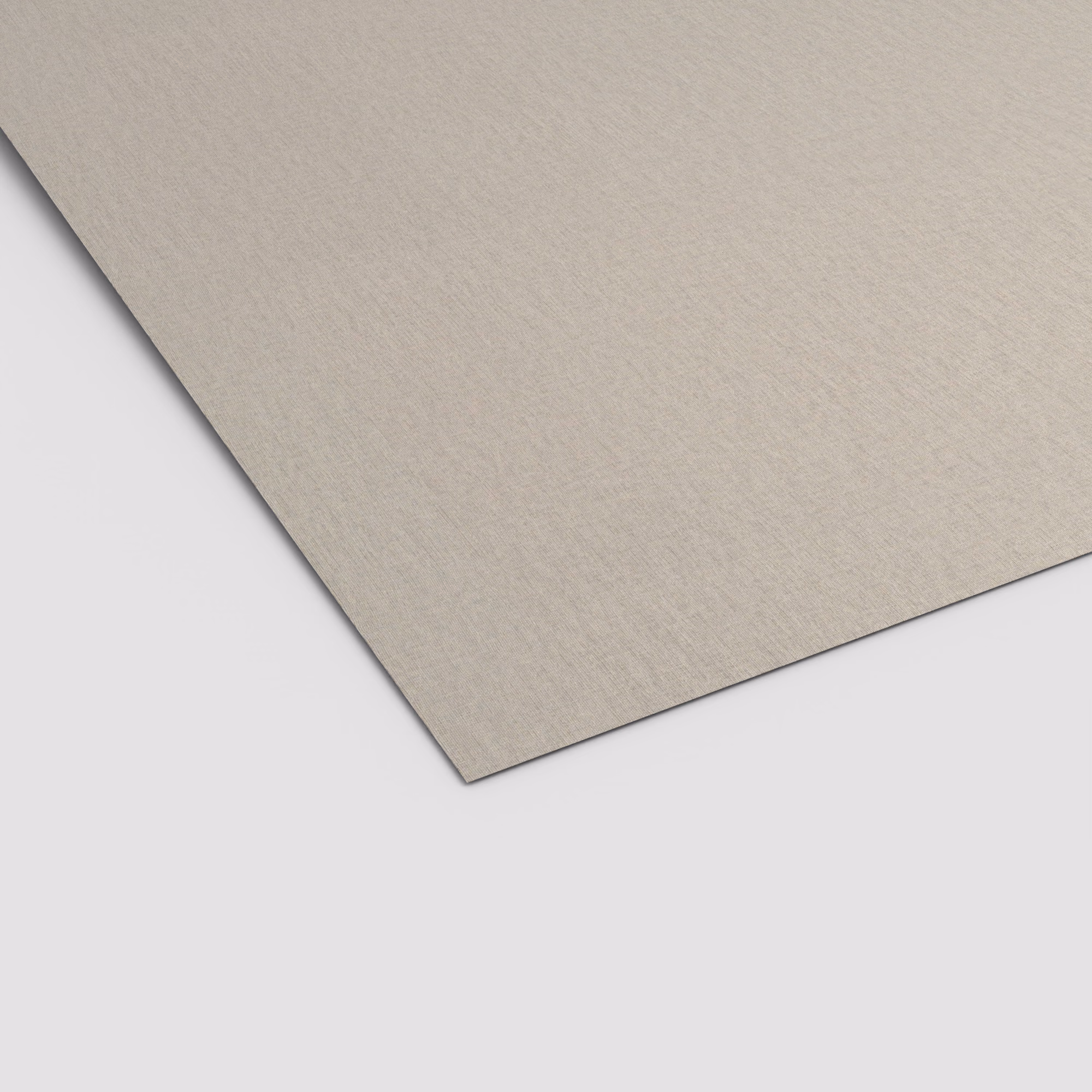 EGGER Schichtstoff F417 ST10 in hellem Textil-Grau mit fühlbarer ST10 Struktur. Robustes, 0,8 mm starkes HPL, abriebfest und lichtecht.