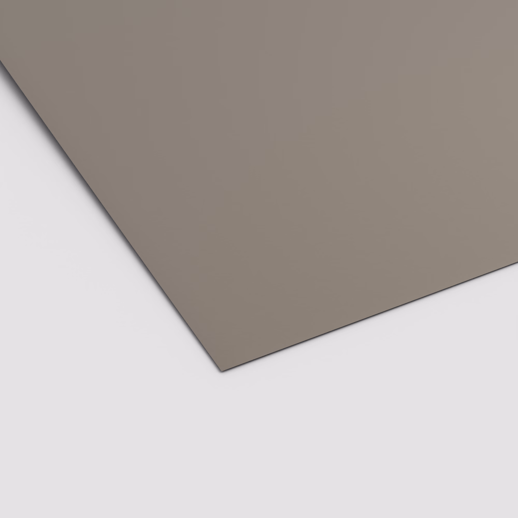egger-08-mm-egger-perfectsense-matt-schichtstoffe-u740-pm-08x1310x3050mm-recyclebar-abriebfest-hpl-high-pressure-laminate-unifarben-lichtecht-antimikrobielle-oberflaeche-01 EGGER PerfectSense Matt Schichtstoffplatte U740 PM in unifarbenem Grau. Die 0,8 mm dünne HPL-Platte zeigt eine glatte, matte Oberfläche.