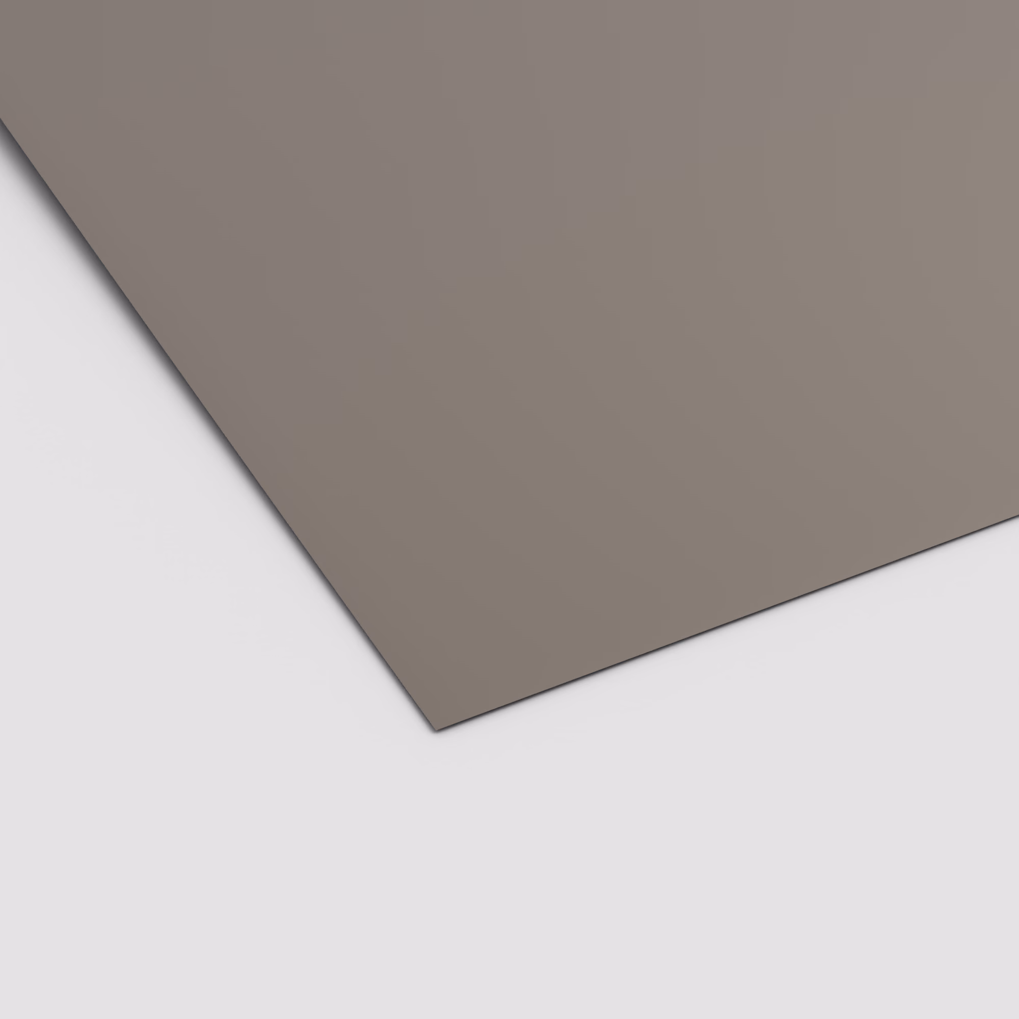 Matte EGGER Schichtstoffplatte U767 PM PerfectSense in Cubanitgrau. Die unifarbene 0,8 mm HPL-Platte (3050x1310mm) zeigt eine glatte, abriebfeste Oberfläche.