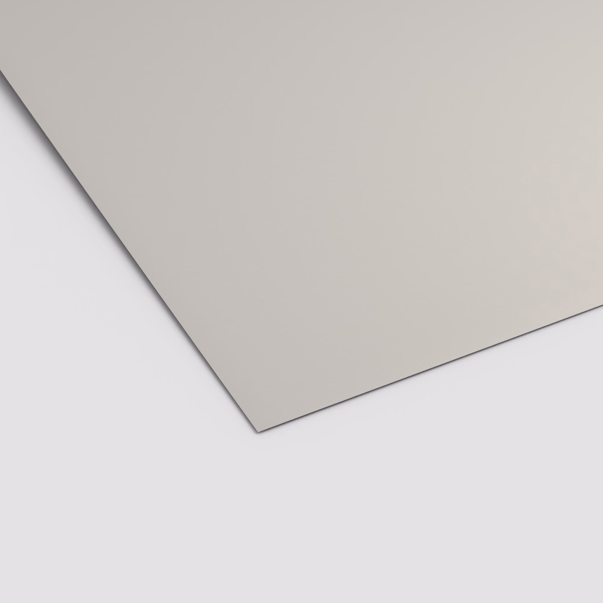 Glatte EGGER PerfectSense Gloss HPL Schichtstoffplatte U708 PG in Hellgrau. 0,8 mm stark, abriebfest und lichtecht.