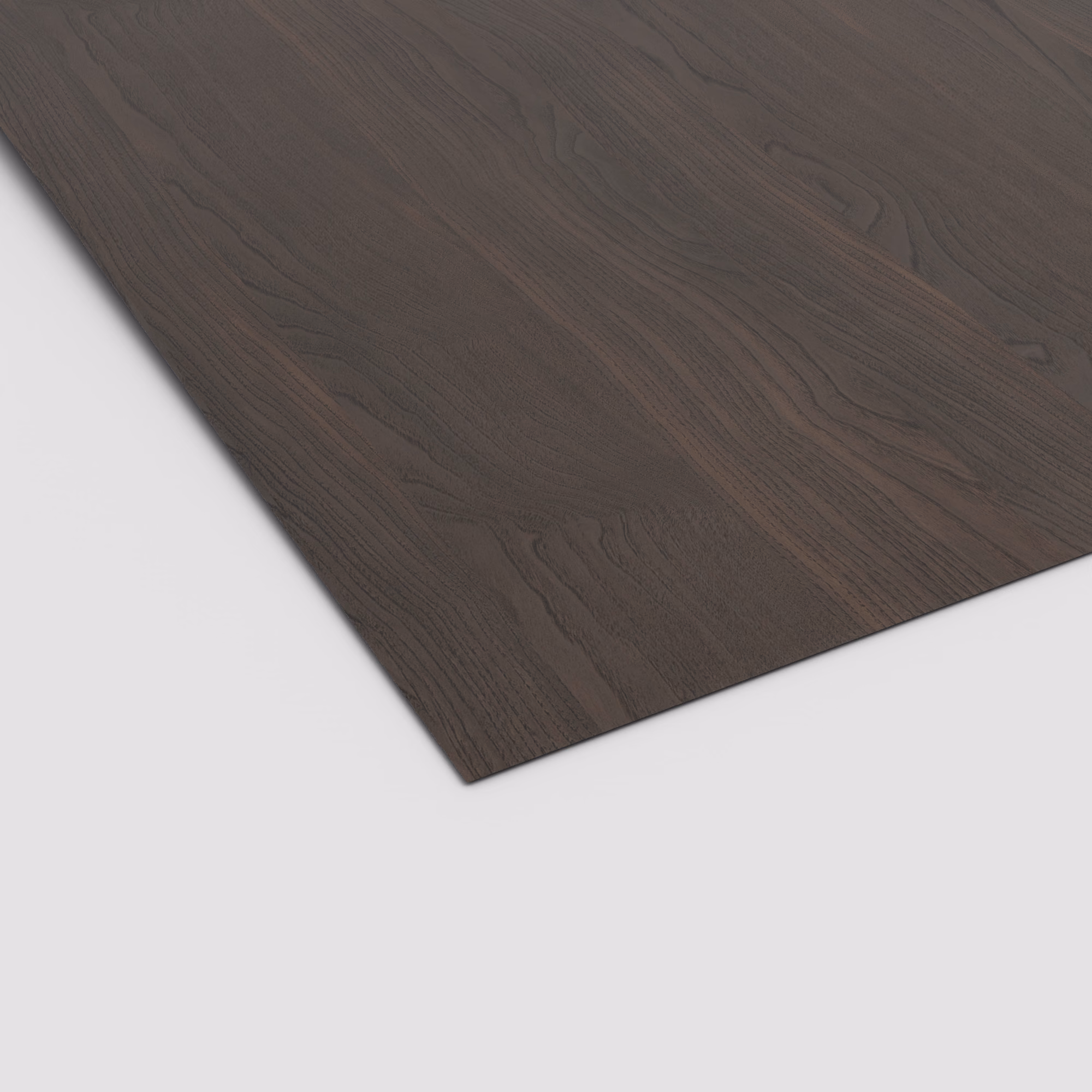 Dunkelbraune EGGER PerfectSense Matt Schichtstoffplatte mit eleganter Holzmaserung. Die 0,8 mm HPL-Platte (H1227 TM12) ist kratzfest und antibakteriell.
