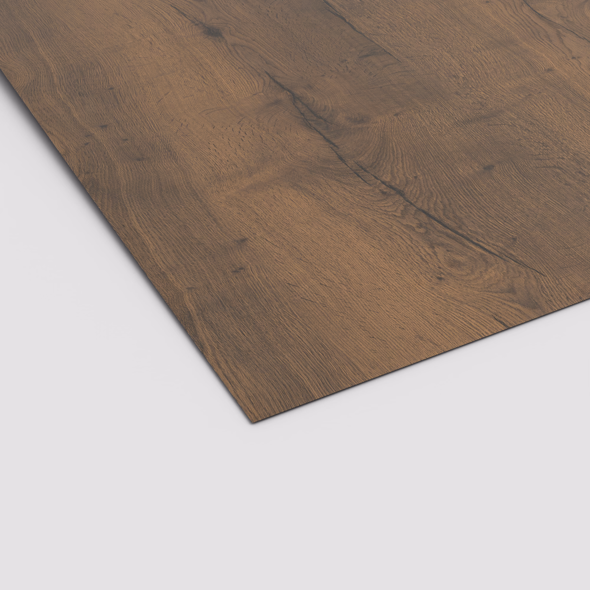 egger-08-mm-egger-perfectsense-matt-schichtstoffe-h3180-tm12-08x1310x3050mm-kratzfest-resistent-gegen-mikrokratzer-hpl-high-pressure-laminate-matte-oberflaeche-antibakterielle-o-01 Egger HPL Schichtstoffplatte H3180 TM12 in matter, dunkelbrauner Eichenoptik mit rustikalen Rissen. 0,8 mm stark, kratzfest und antibakteriell.