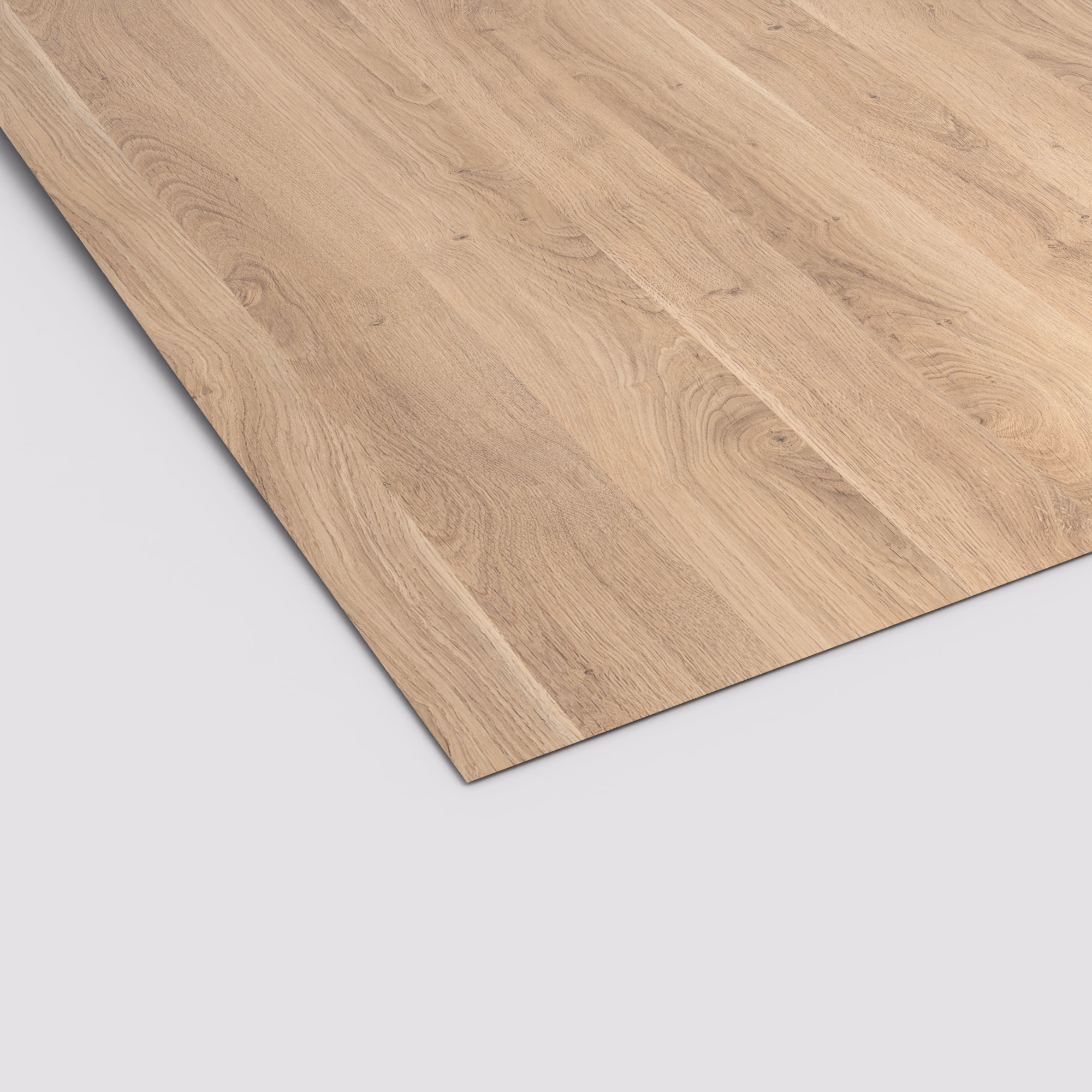 EGGER PerfectSense Matt Schichtstoffplatte H3311 TM12 in hellem Eichendekor. Die 0,8 mm HPL-Platte hat eine supermatte, kratzfeste Oberfläche mit realistischer Holzmaserung.
