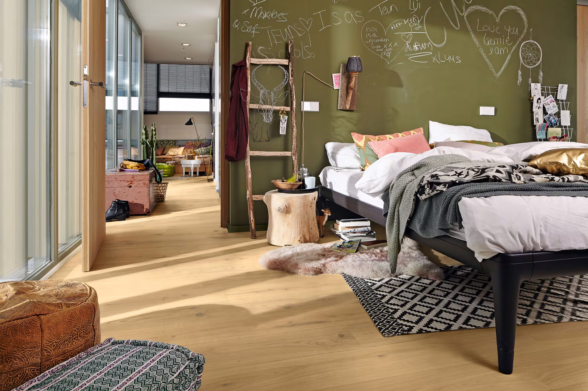 13 mm MeisterParkett. longlife PD 400 ultramattlackiert - Eiche authentic Optik gelaugt 09015