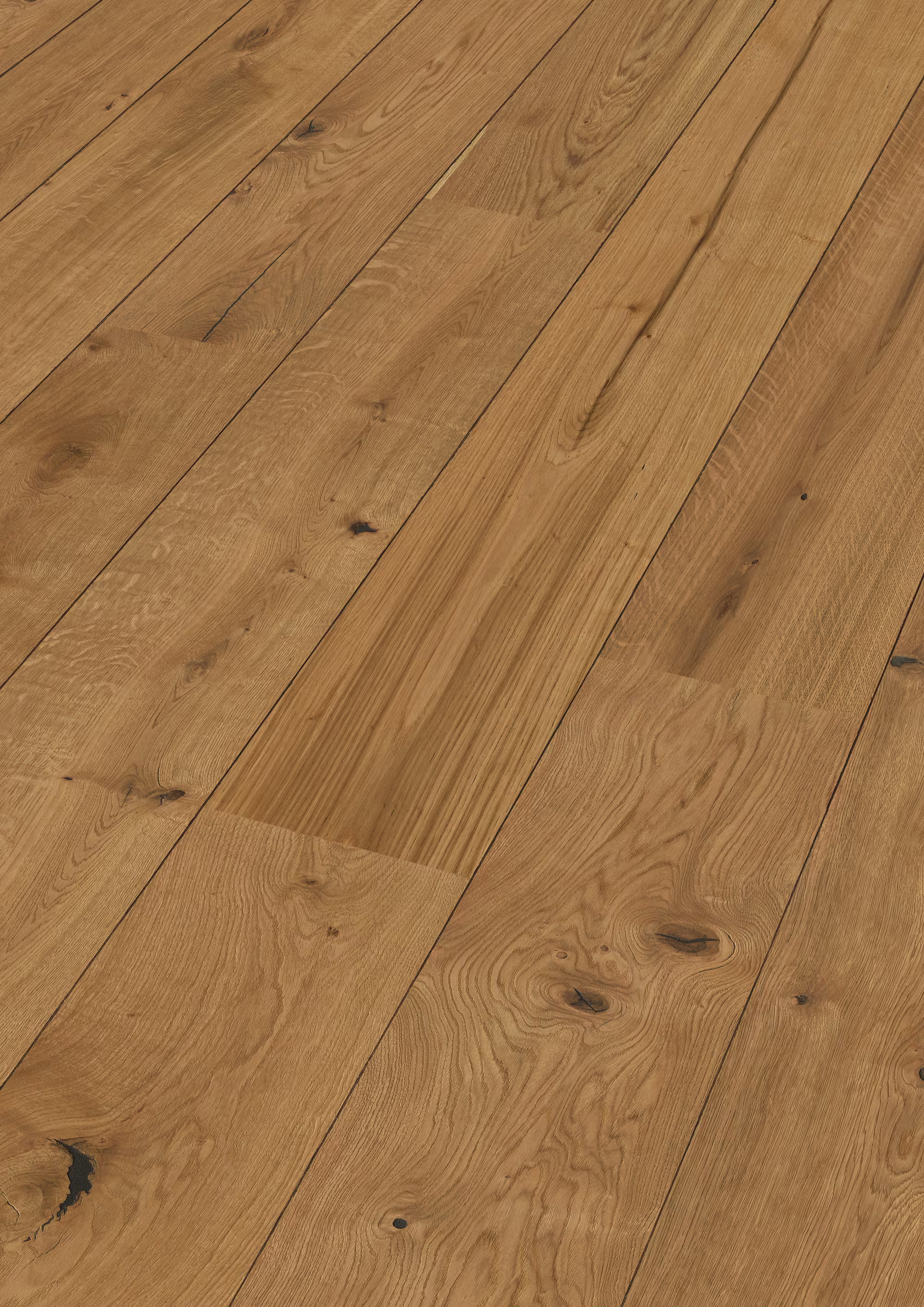 11 mm Lindura-Holzboden HD 400 naturgeölt - Eiche authentic gebürstet 08904