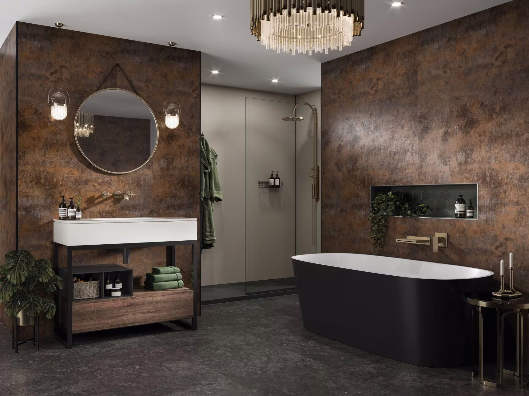 11 mm Multipanel Wandpaneele - Corten Elements 8832 - Linda Barker Kollektion