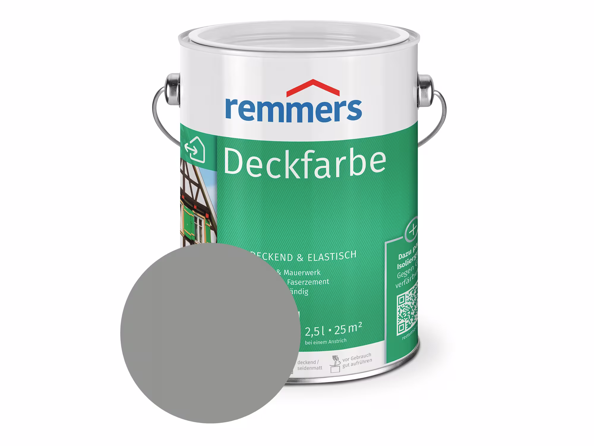 Remmers Deckfarbe - dunkelgrau