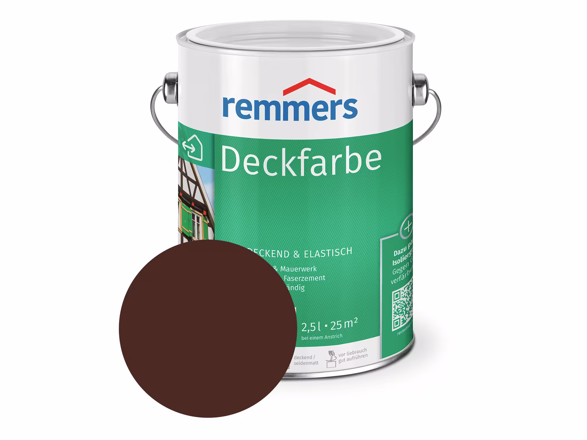 Remmers Deckfarbe - nussbraun