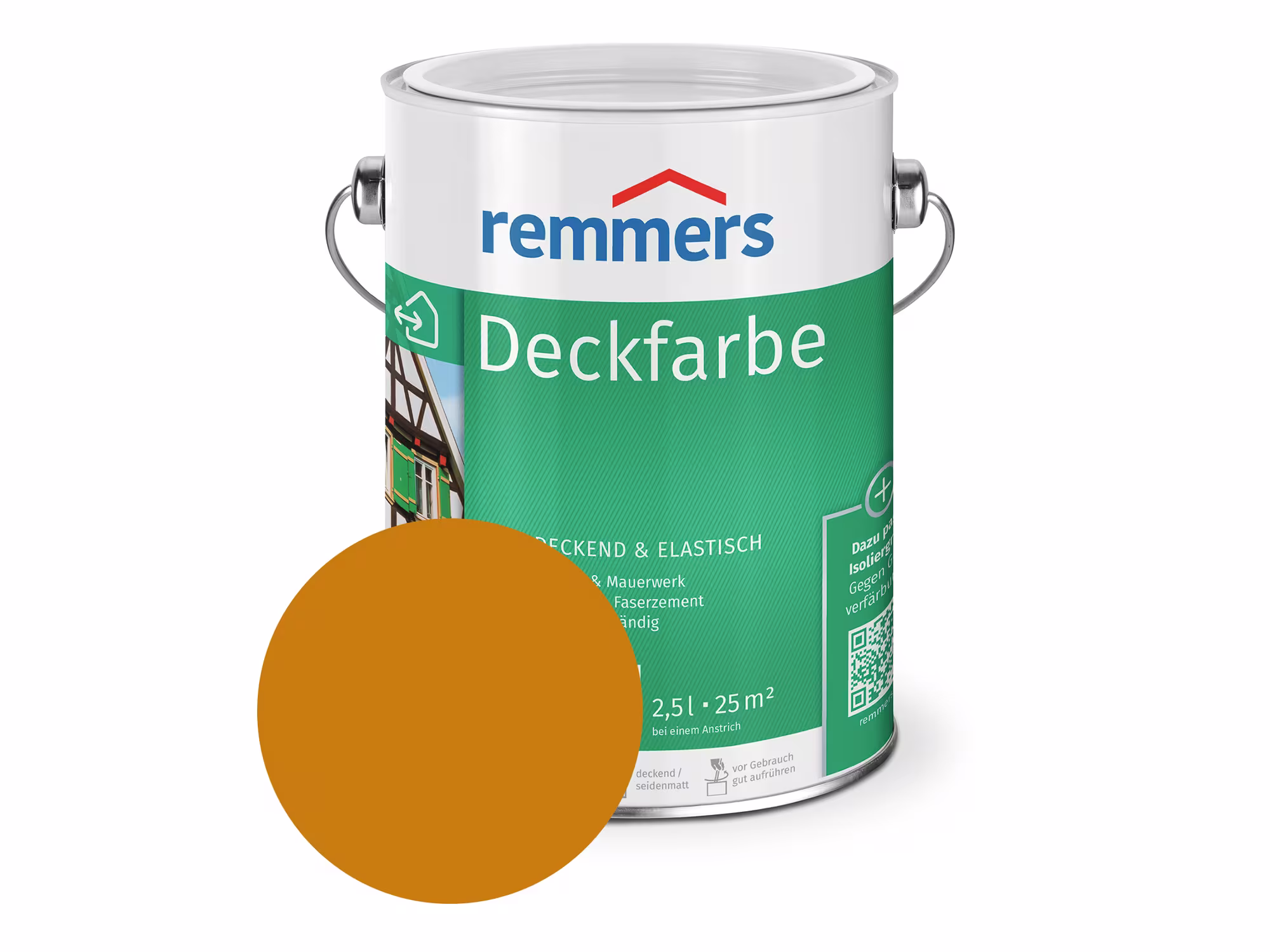 Remmers Deckfarbe - goldgelb Sonderfarbton