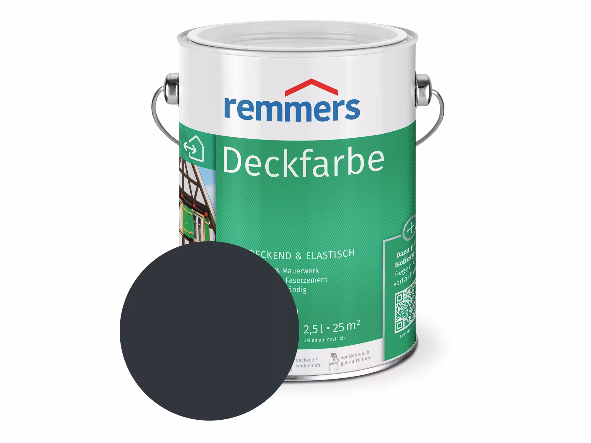 Remmers Deckfarbe - anthrazitgrau