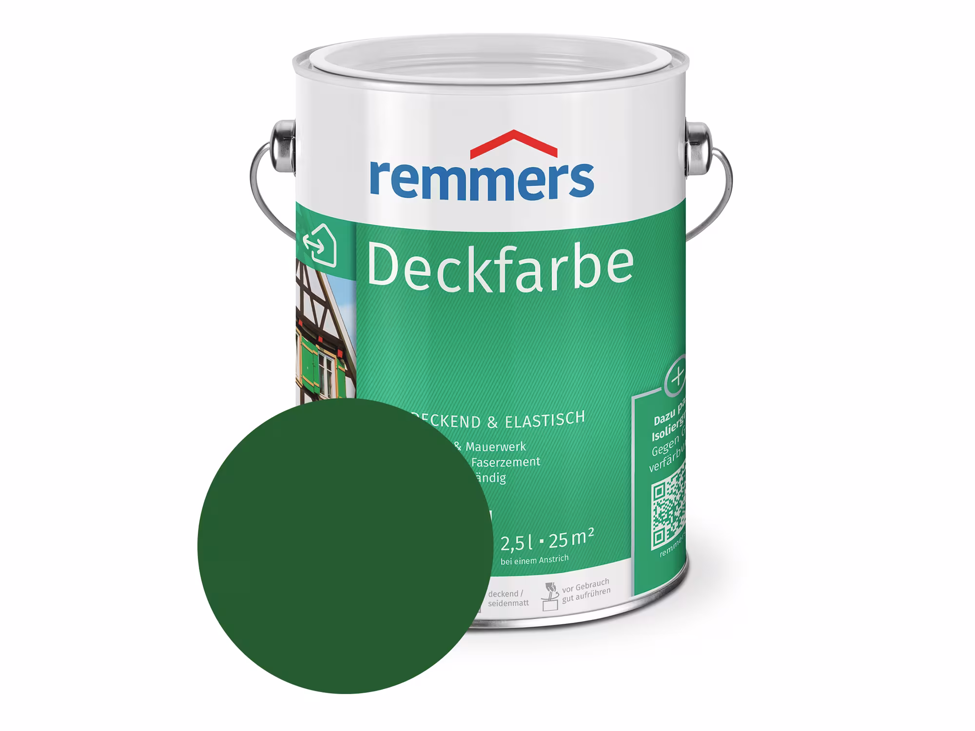 Remmers Deckfarbe - moosgrün Sonderfarbton
