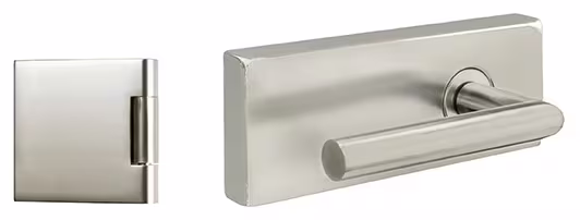 L+H Ganzglastürdrücker Square 3.0, 3-teilig