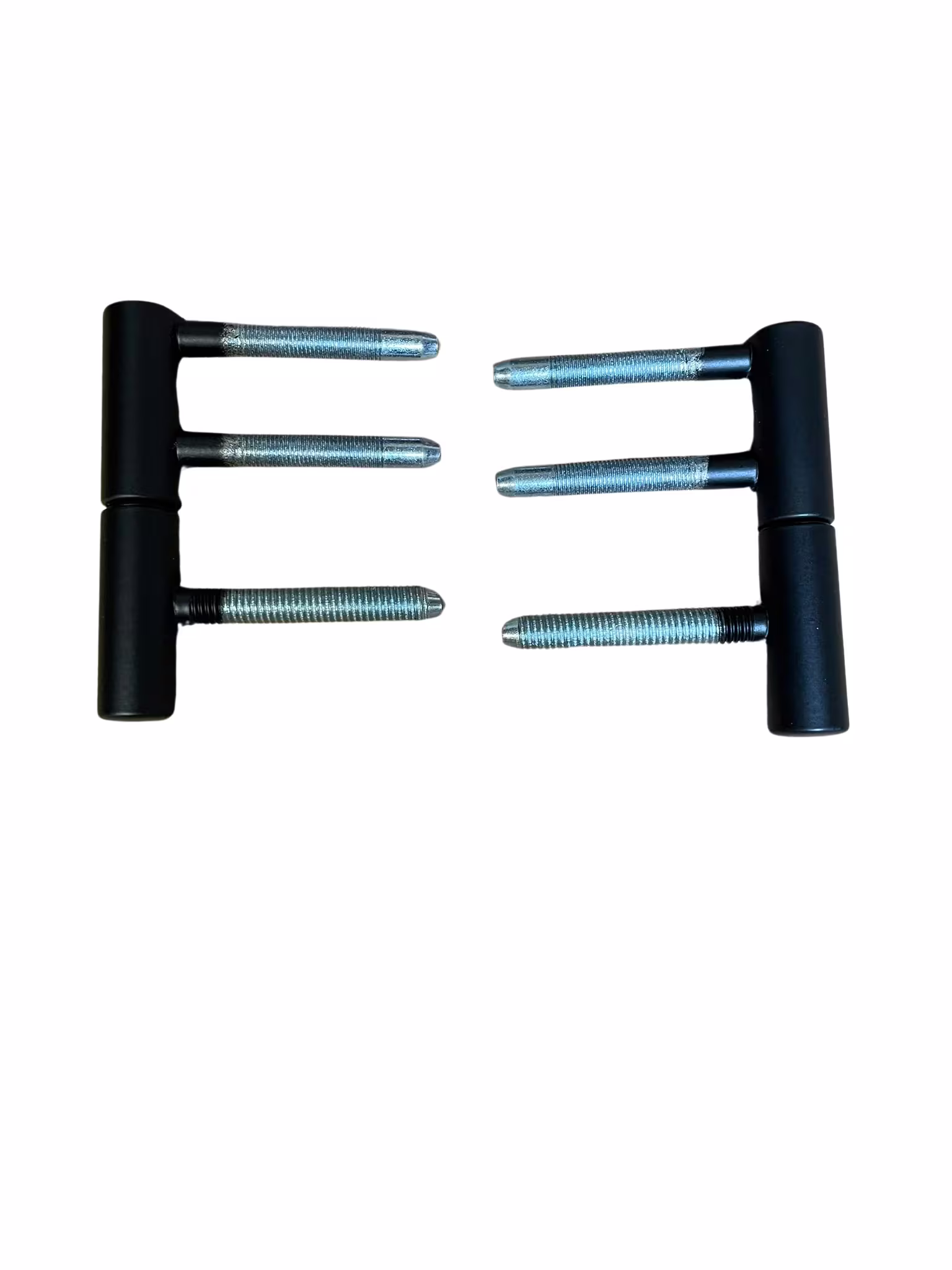 Bänder für Holzzarge 2tlg, 1 Set für eine Tür bestehend aus 2 Flügelteilen,