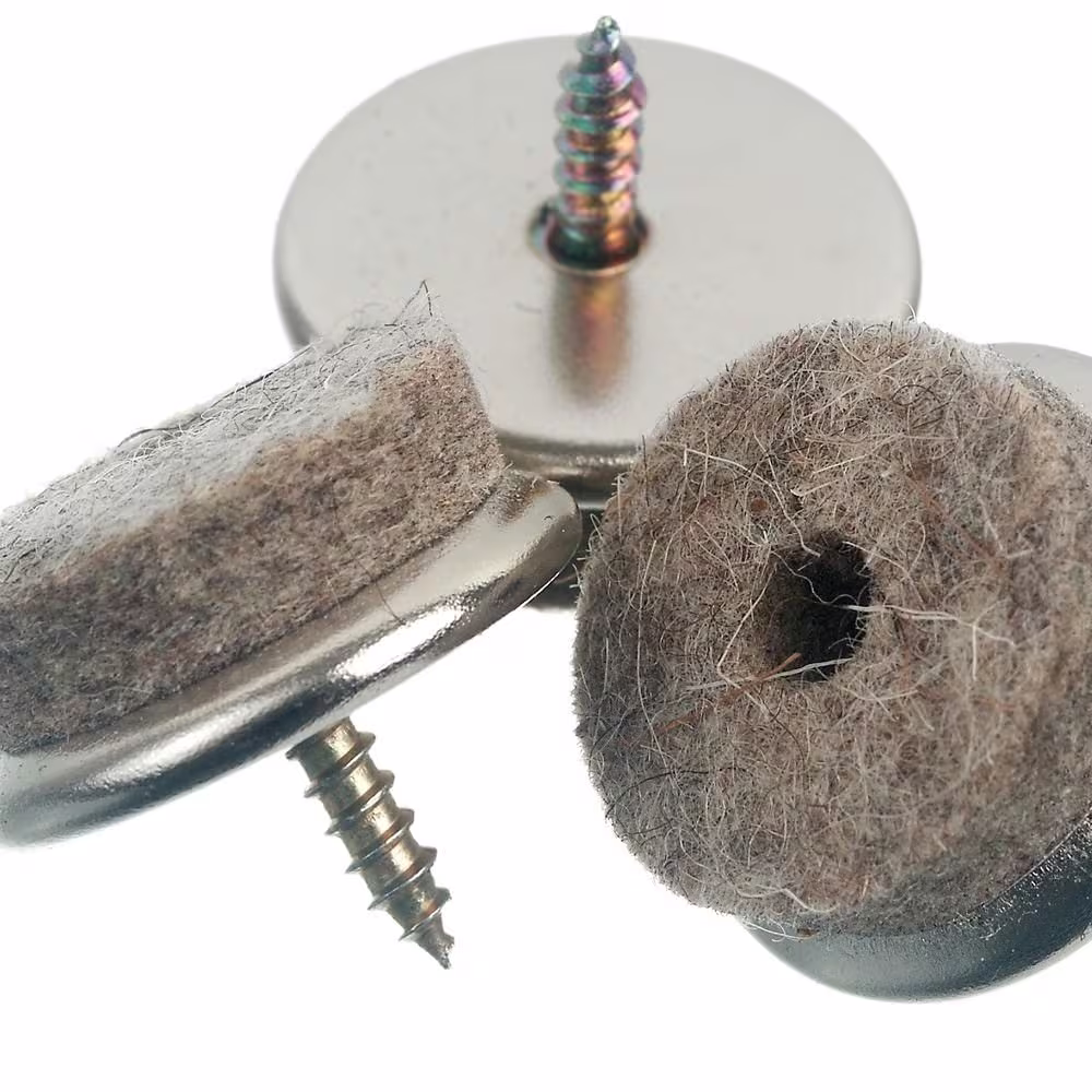 24 mm Filzgleiter mit Schraube