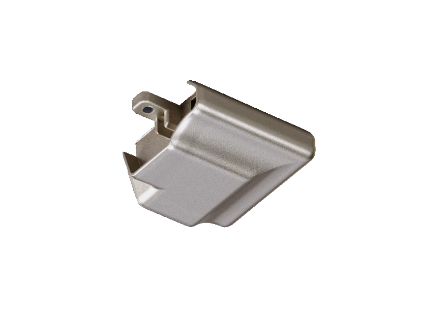 ter-huerne-aussenecke-titan-1200x450x800mm-01 Metallisch graue ter Hürne Außenecke Titan. Das glatte Eckstück dient als sauberer Abschluss für Paneele.